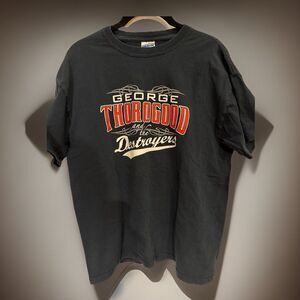 Men’s George Thorogood & The Destroyers Black Graphic Tshirt Size Medium